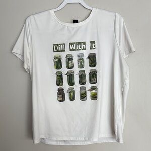 SHEIN Dill with It Tshirt - Size XL Curvy